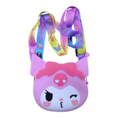 Сумочка силіконова аніме Kuromi рожева