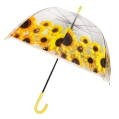 Зонтик детский "Цветы" желтый