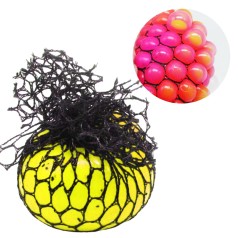 Игрушка-антистресс "Mesh squish ball" (желтый)
