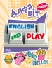 Книга з наклейками для вивчення англійської "Playing English. Алфавіт"