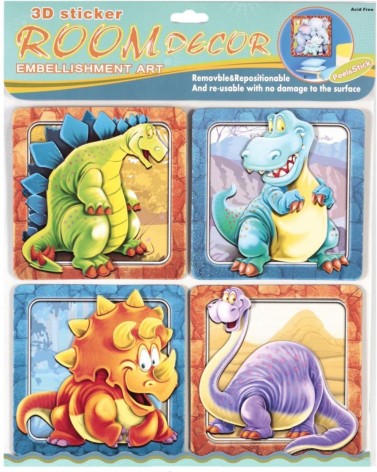 Декорації для дитячої кімнати "Дінозаври"