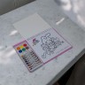 Набір для творчості - Розмальовка 12арк. аніме "Зайчик My Melody", фарба 6 кол., олівець воск.8 кол. 31*21см (41690)