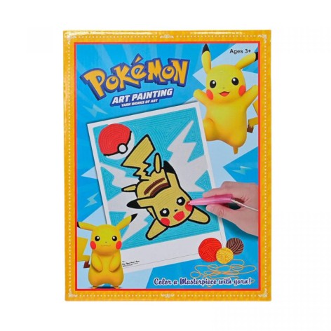 Набор для творчества "Аниме. Покемоны - Пикачу" нити, ручка, основа с липучкой, в коробке