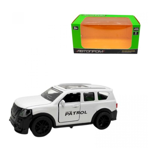 Машина АВТОПРОМ 1:39 NISSAN PATROL (БЕЛЫЙ)
