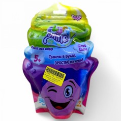 Слайм "Fluffy Slime" укр 500 г (темно синій)