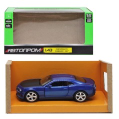 Машинка металлическая "Автопром: Chevrolet Camaro", синяя