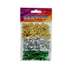 Блесточки, 6мм, 5г*3 пакетики