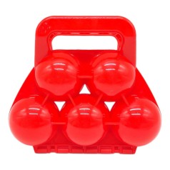 Снежколеп на 5 снежок (КРАСНЫЙ)