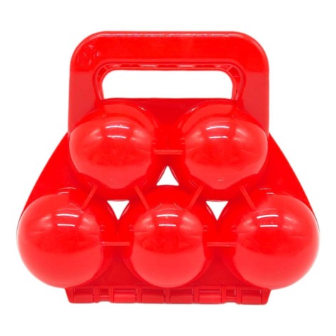 Снежколеп на 5 снежок (КРАСНЫЙ)