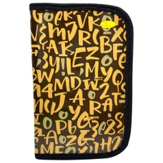 Пенал ламинированный "Alphabet" на змейке 1 отделение 19*13 см.