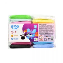 Набор для творчества (воздушный пластилин) "UʼDO Clay. 18 шт" брикет 6г