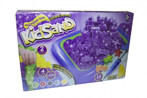 Кінетичний пісок "KidSand" + пісочниця (рус)