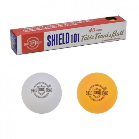 М'яч для настільного тенісу "Shield 101", 6 штук