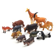 Игровой набор фигурок "Дикие животные", 12 шт