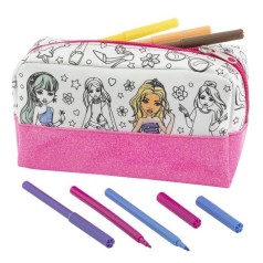 Пенал-раскраска с фломастерами