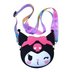 Сумочка силіконова аніме Kuromi чорна