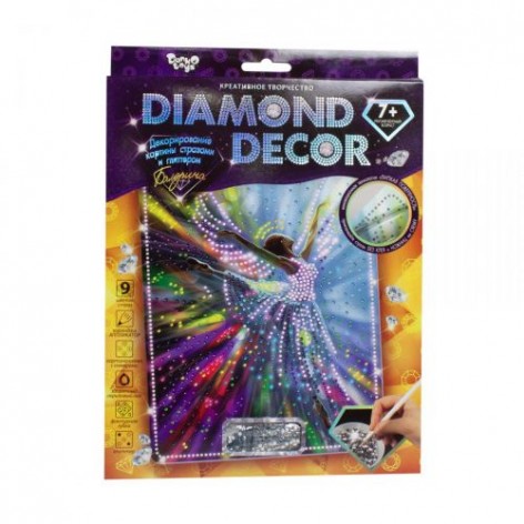 Уцінка. Набір для творчості "Diamond Decor: Балерина" - коробка порвана, товар у хорошому стані