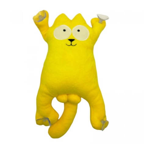 Мягкая игрушка "Кот Саймон" (28см) (ЖЕЛТЫЙ)