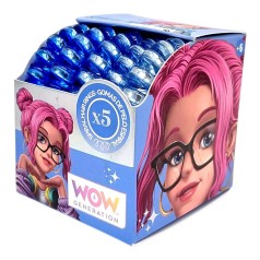 Резинка пружинка для волос "Градиент" (5 штук в наборе) Голубые