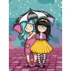 Картина за номерами "Look-Be Kind Santoro Gorjuss Collection" 30х40 см