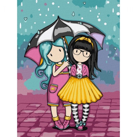 Картина за номерами "Look-Be Kind Santoro Gorjuss Collection" 30х40 см