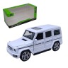 Машинка металлическая "Mercedes G-класс" из серии "Автопром", дверь, инерция (белая)