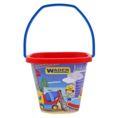 Ведро детское "Стройка" (квадратное)