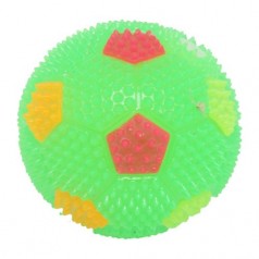 Мячик с шипами "Футбольный", зеленый