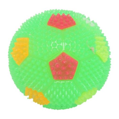 Мячик с шипами "Футбольный", зеленый