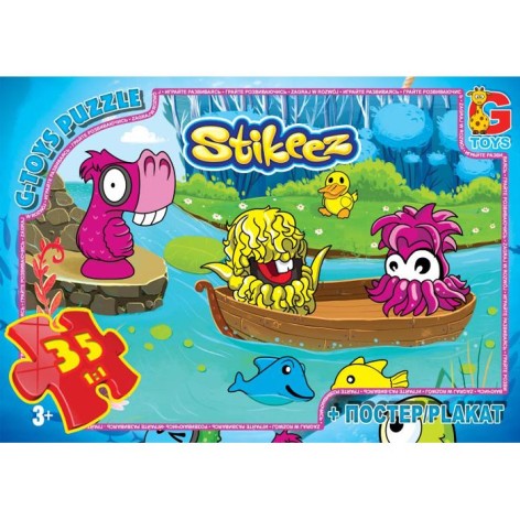 Пазлы "Stikeez", 35 эл