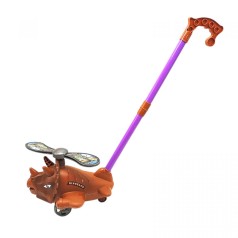 Каталка ДИНОЗАВР (КОРИЧНЕВЫЙ)