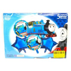 Набір повітряних куль 5шт для створення фотозони "Потяг. Thomas & Friends"