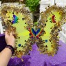 Маскарадный костюм феи (крылья, обруч, волшебная палочка), желтый
