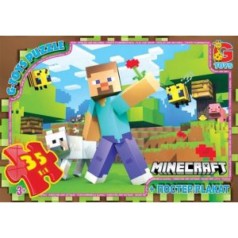 Пазли ТМ "G-Toys" із серії  "Minecraft" (Майнкрафт), 35 ел