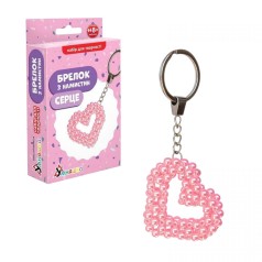 Набор д/творчества "Брелок из бусин "Сердце"