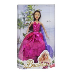 Кукла "Beatrice", в малиновом