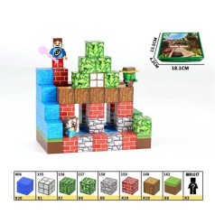 Конструктор магнітний "Майнкрафт/Minecraft" 68 дет