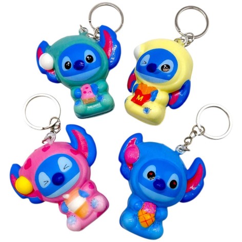 Сквиш-брелок "Стич" (микс видов)