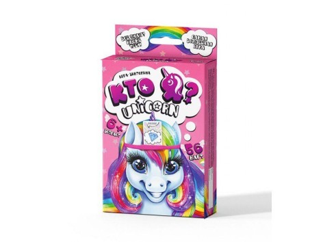 Настільна гра-вікторина "Хто Я? Unicorn", рус
