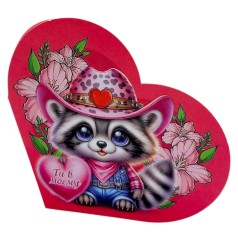 Открытка поздравительная "Валентинка" 13,1х7,1 см (10 штук)