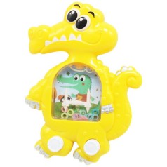 Водная игра с колечками "Крокодил", желтый