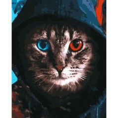 Картина по номерам "Дворовой кот"