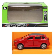 Машинка металлическая "Автопром", красная