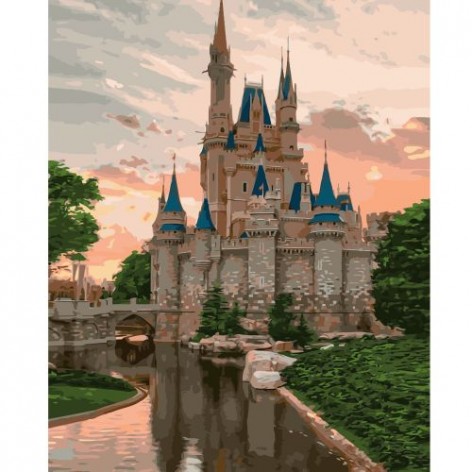 Картина по номерам "Загадочный замок"
