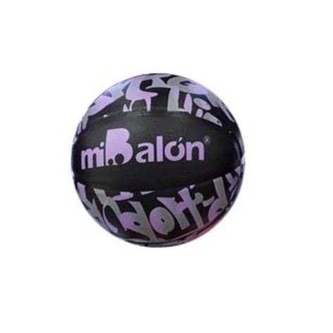 Мяч баскетбольный "MiBalon" резиновый, размер 7 (ФИОЛЕТОВЫЙ)