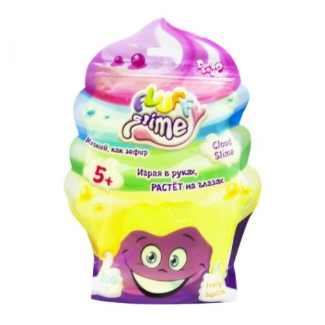 Слайм  Fluffy Slime рус 500 г желтый