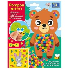 Набір для творчості. Pompon Art. Ведмідь