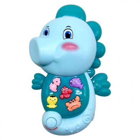 Интерактивная игрушка "Морской конек", бирюзовый