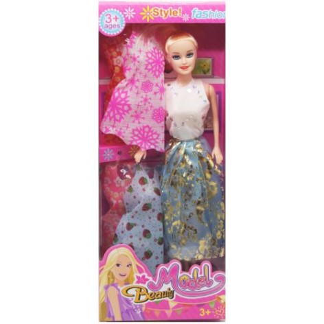 Лялька з нарядами "Model" у сірому (вигляд 1)