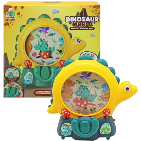 Игра "Поймай шарик: Dinosaur World" (желтая)